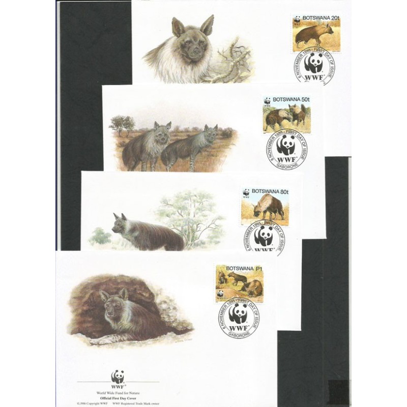 Botswana 1995, WWF: hiena. FDC