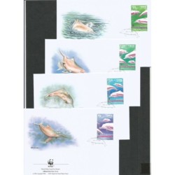 Hong Kong 1999, WWF: delfin. FDC