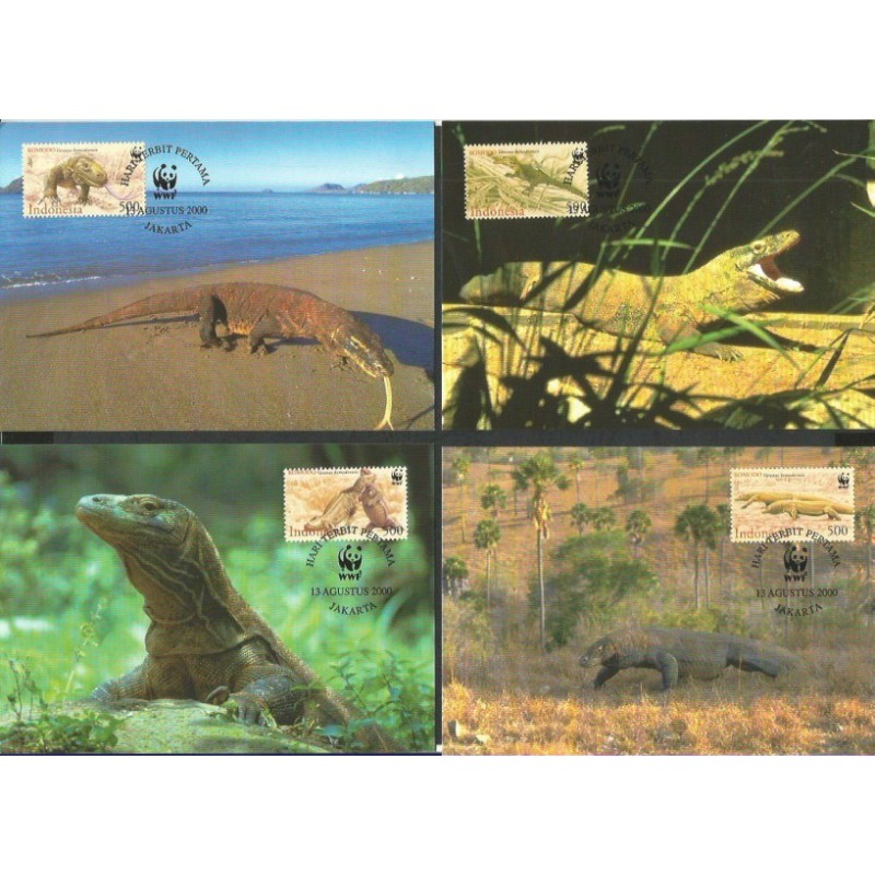 Indonezja 2000, WWF: waran. Karty maksimum
