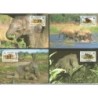 Kambodża 1997, WWF: słonie. Karty maksimum