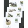Nepal 2001, WWF: ptak hubarka. FDC