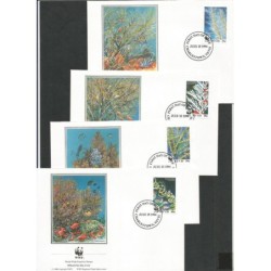 Nevis 1994, WWF: koralowce. FDC