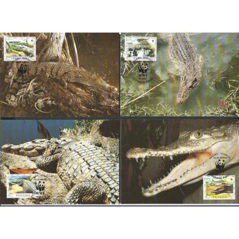 Panama 1997, WWF: krokodyl. Karty maksimum