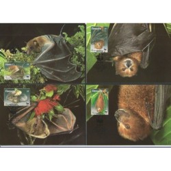 Vanuatu 1996, WWF: nietoperze. Karty maksimum