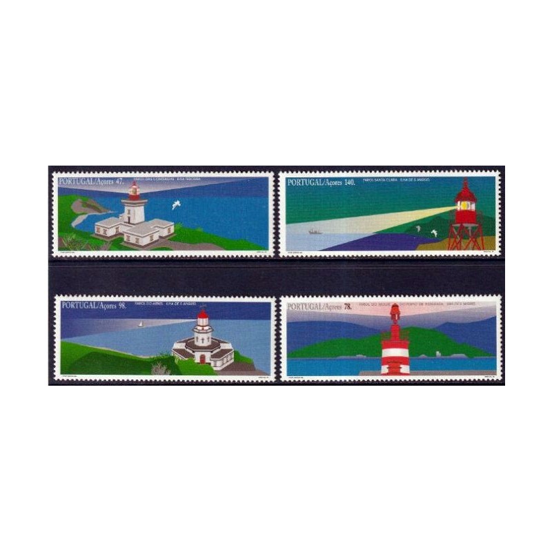 Portugalia (Azory) 1996, Latarnie morskie **
