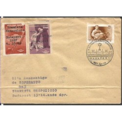Węgry 1957, Esperanto. Datownik