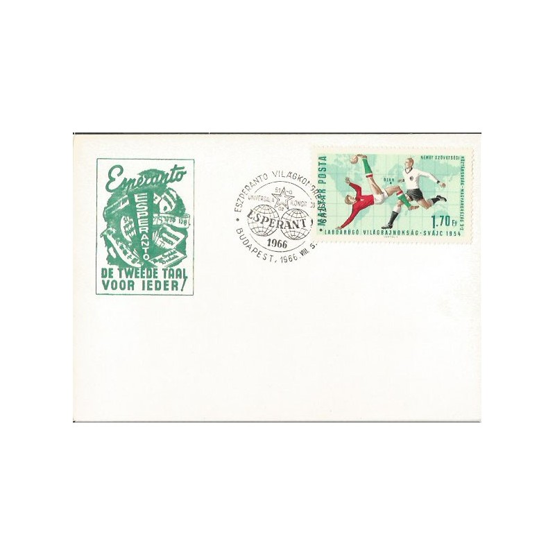 Węgry 1966, Esperanto. Datownik