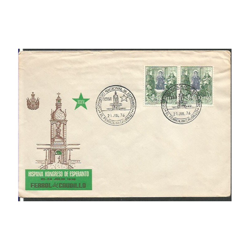 Węgry 1976, Esperanto. Datownik