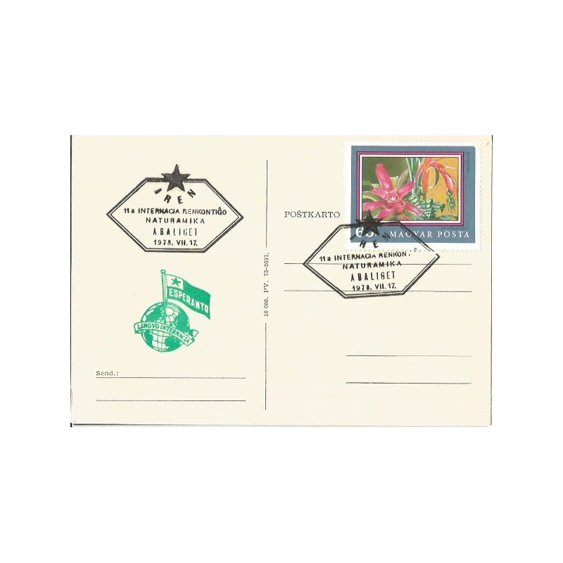 Węgry 1978, Esperanto. Datownik