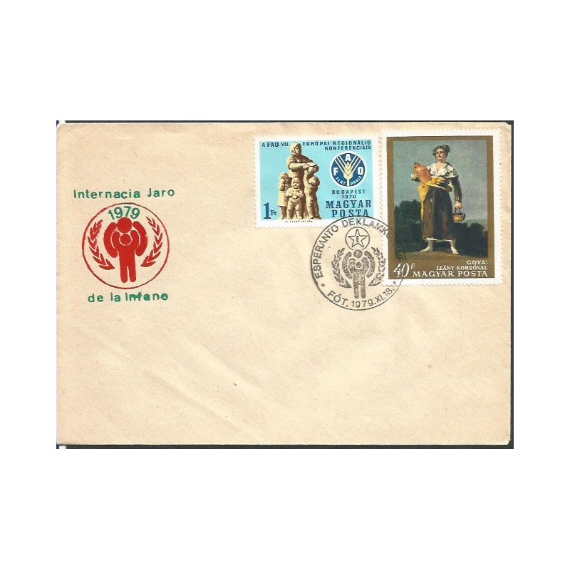 Węgry 1979, Esperanto. Datownik