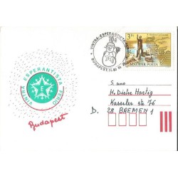 Węgry 1980, Esperanto. Datownik