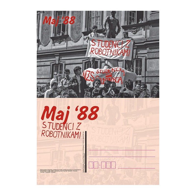 Kartka Wrocław 2018, Protesty NZS, Maj 1968