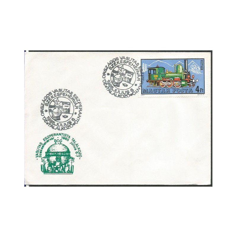 Węgry 1985, Esperanto. Datownik