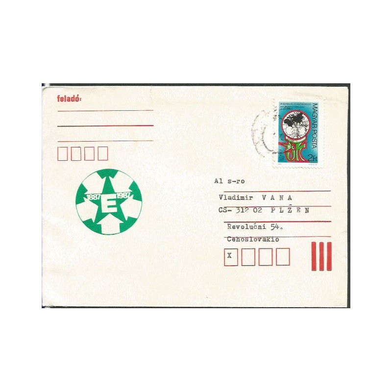 Węgry 1987, Esperanto. Datownik