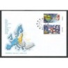 Litwa 2004, Unia Europejska, polska flaga. FDC