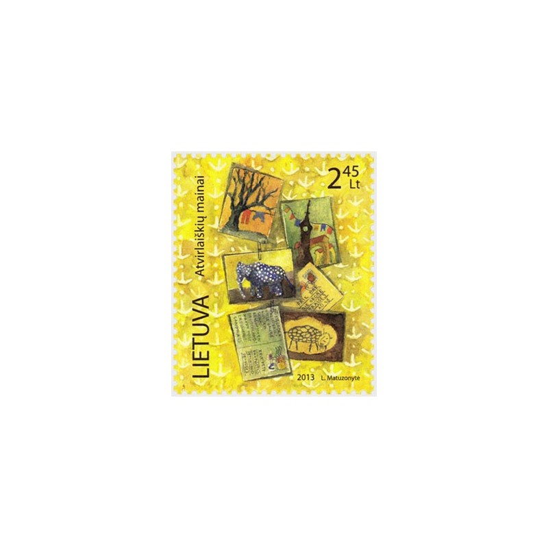 Litwa 2013, Postcrossing **