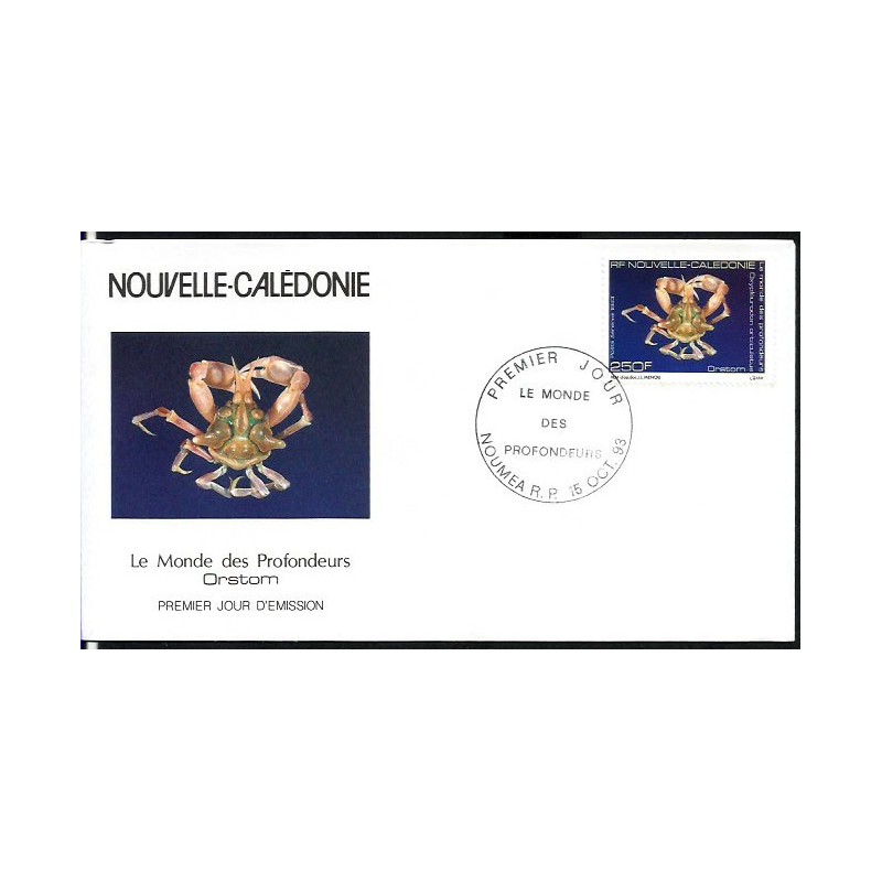 Nowa Kaledonia 1993, Fauna: krab. FDC