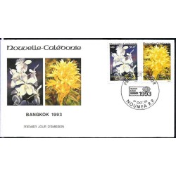 Nowa Kaledonia 1993, Flora, kwiaty. FDC