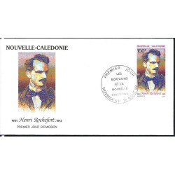 Nowa Kaledonia 1993, H. Rochefort, literatura, polityka. FDC