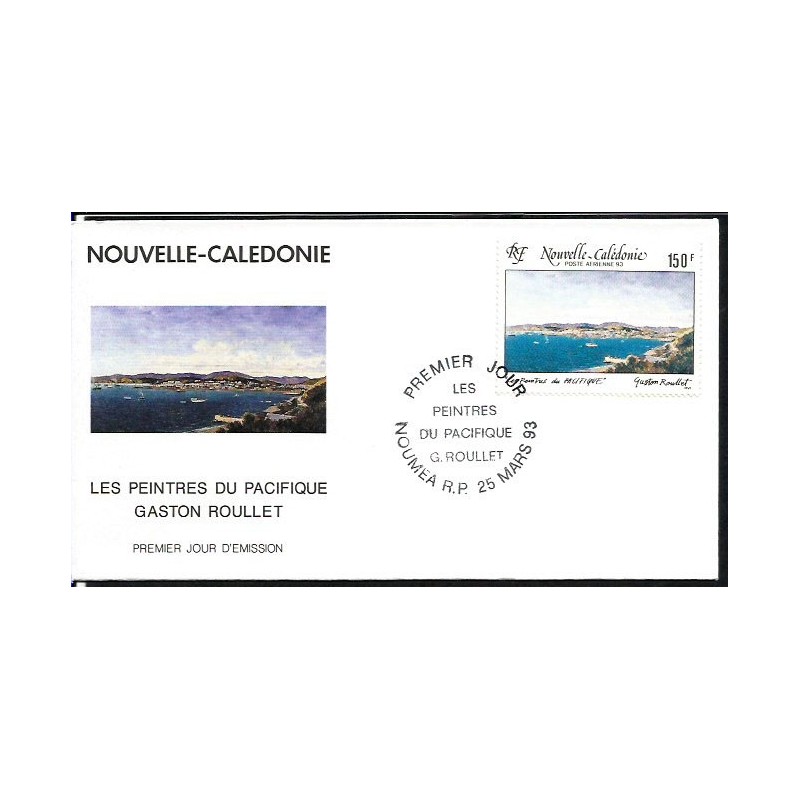 Nowa Kaledonia 1993, Malarstwo, Gaston Roullet. FDC