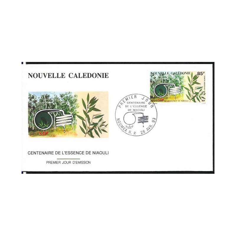 Nowa Kaledonia 1993, Stulecie olejku Niaouli, medycyna. FDC