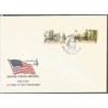 USA 1976, 200 lat USA, prezydent Franklin. Datownik US Postal Service Nordposta Hamburg