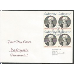 USA 1976, 200 la USA, Lafayette. FDC