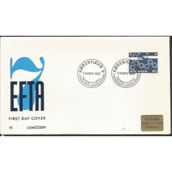 Dania 1967, EFTA, Unia Europejska. FDC
