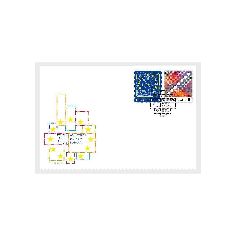 Chorwacja 2026, EUROPA CEPT: 70 lat. FDC