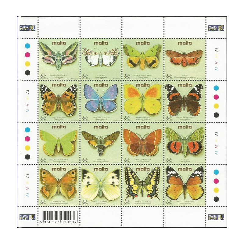 Malta 2002, Fauna: owady, motyle **