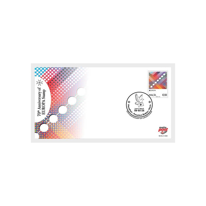 Malta 2026, EUROPA CEPT: 70 lat. FDC