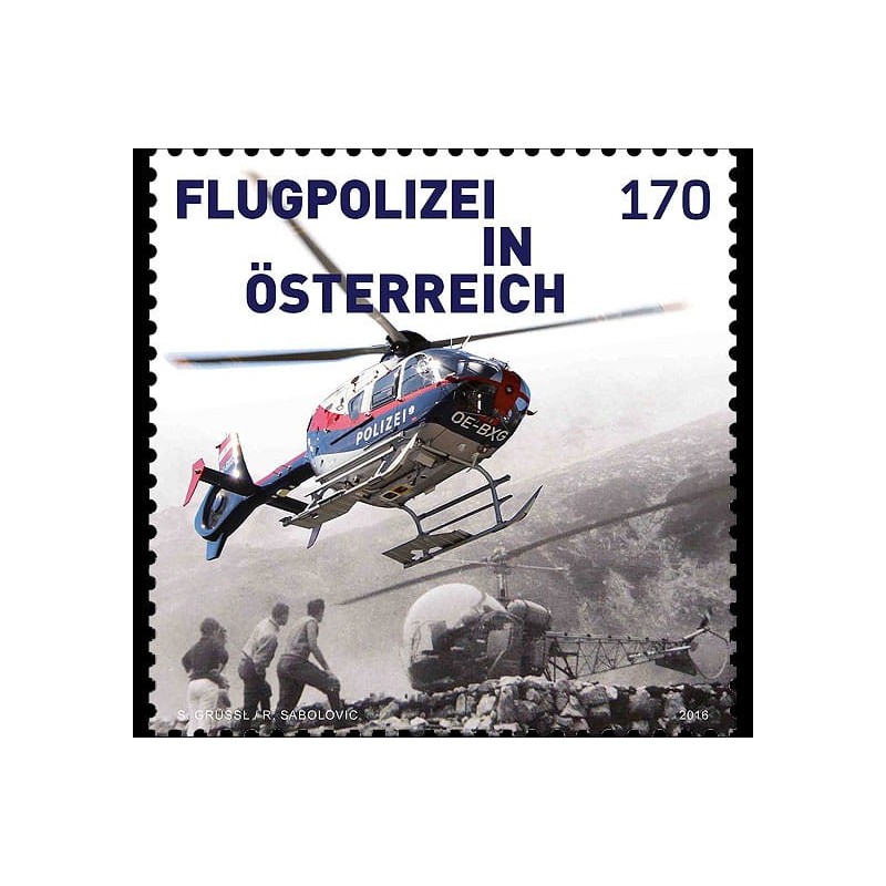 Austria 2016, Policja, helikopter **