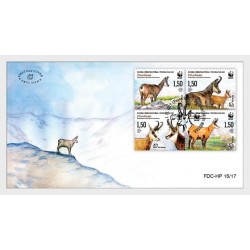 Bośnia 2017, Fauna, WWF: kozica górska. FDC