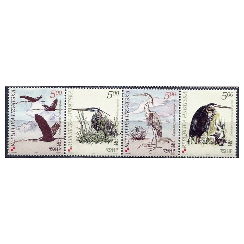 Chorwacja 2004, Ptaki, WWF: czapla purpurowa **