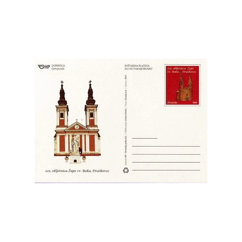 Chorwacja 2014, Kościół św. Rocha, Draskovec. Cp