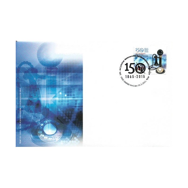 Chorwacja 2015, 150 lat UIT telekomunikacja FDC