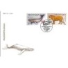 Chorwacja 2016, Paleontologia, lew, wymarły waleń. FDC