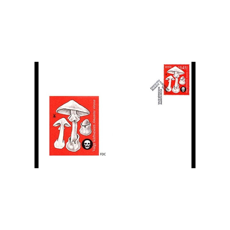 Estonia 2012, Grzyby. FDC
