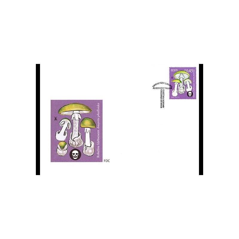 Estonia 2013, Grzyby. FDC