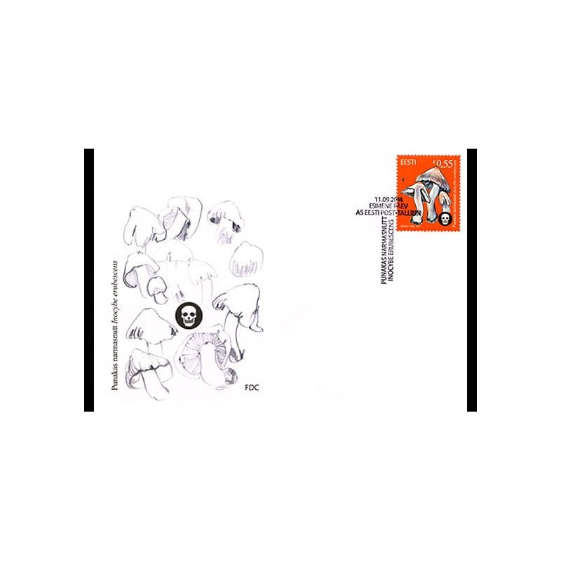 Estonia 2014, Grzyby. FDC