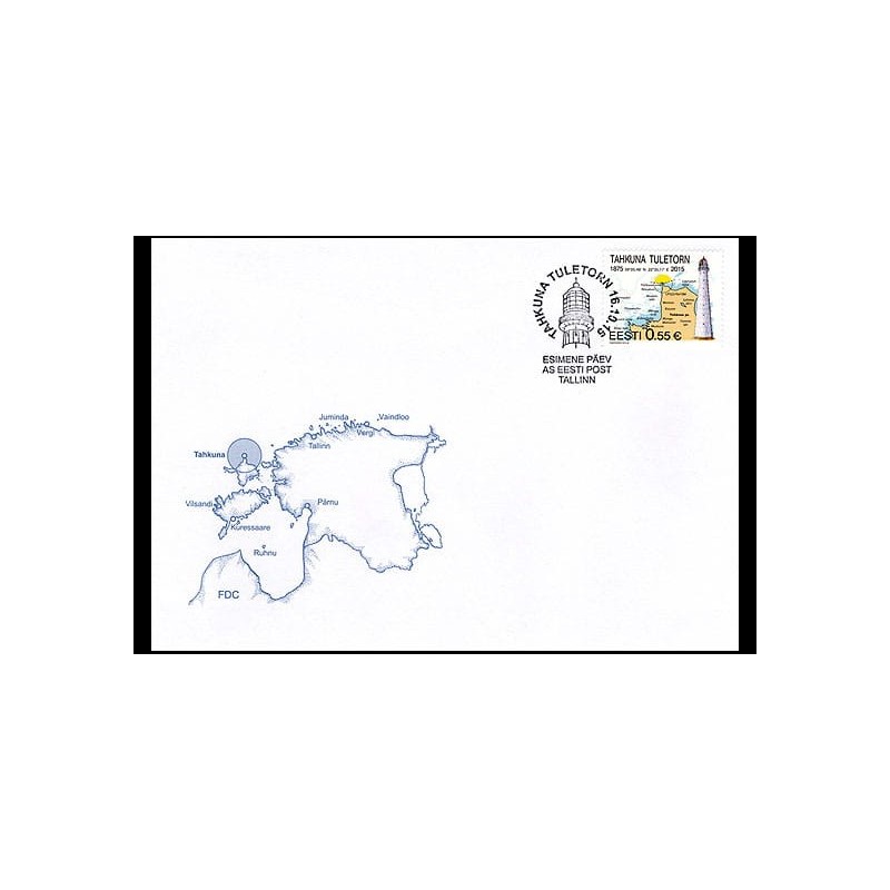 Estonia 2015, Latarnie morskie, FDC