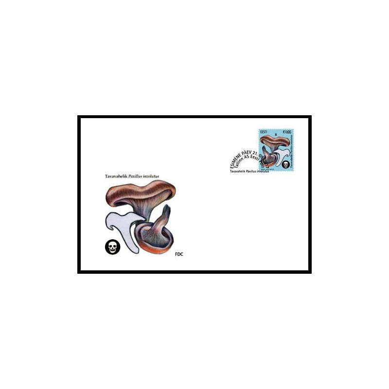 Estonia 2017, Grzyby. FDC