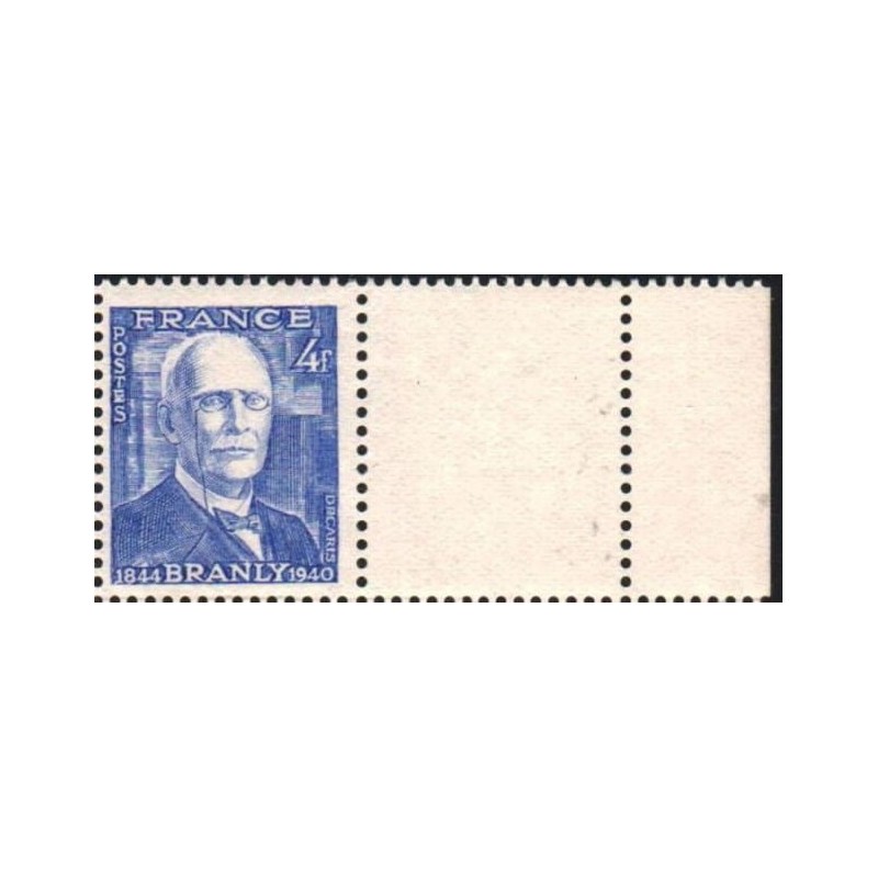 Francja 1944, E. Branly, fizyka, radio, pustopole