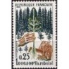 Francja 1965, Leśnictwo, drzewa, koparka **