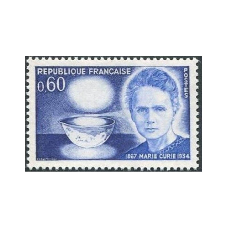 Francja 1967, Maria Curie, Nobel, Chemia **