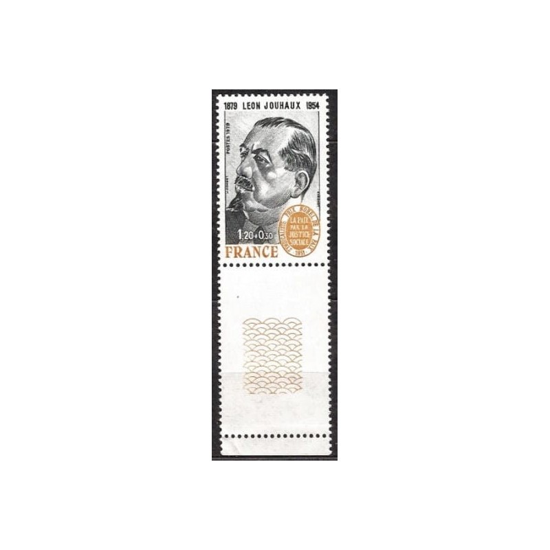 Francja 1979, L. Jouhaux, pokojowy Nobel, pustopole **
