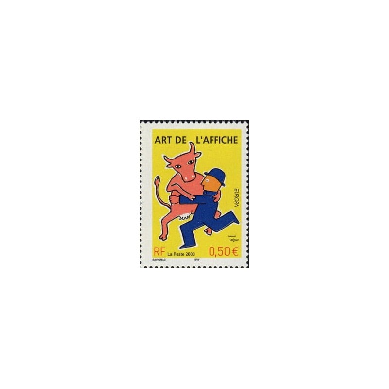 Francja 2003, EUROPA CEPT: plakat **