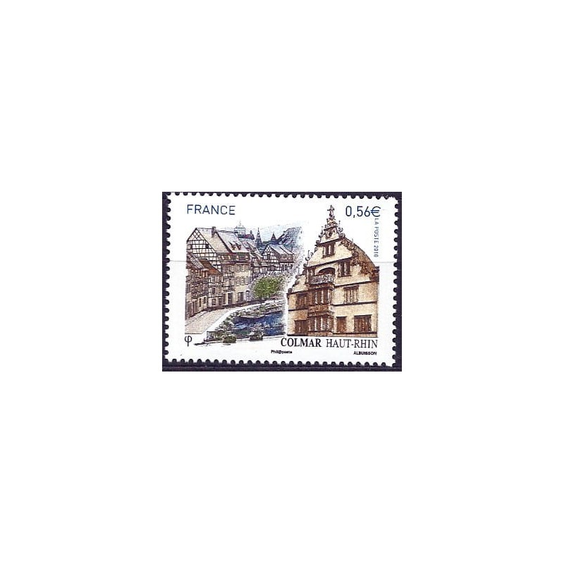 Francja 2010, Colmar, zabytki, kamienice **
