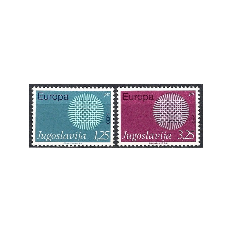 Jugosławia 1970, EUROPA CEPT **