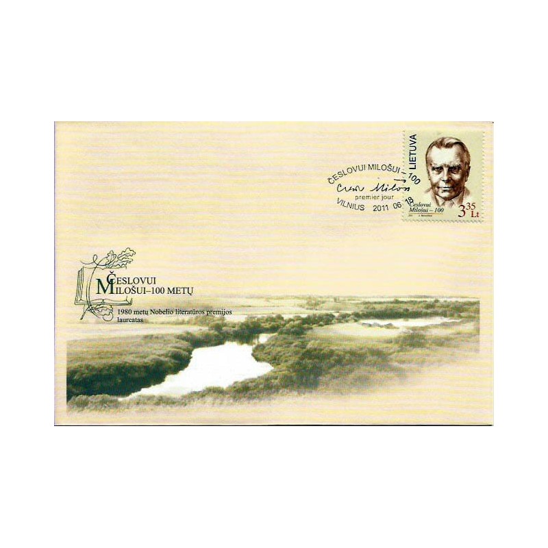 Litwa 2011, Cz. Miłosz, Nobel. FDC
